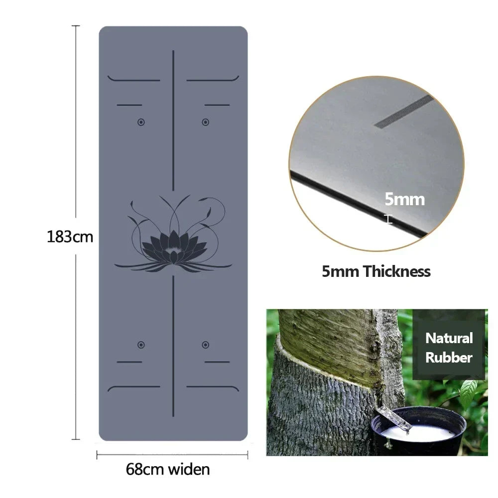 Professional Natural Rubber Yoga Mat