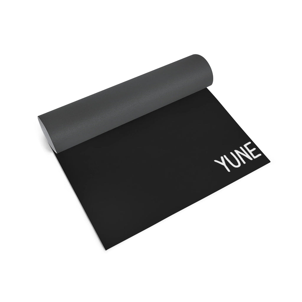 Yoga Mat | 6mm Thick | Black | Non-Slip | Eco Friendly | Yune Yoga | Black2
