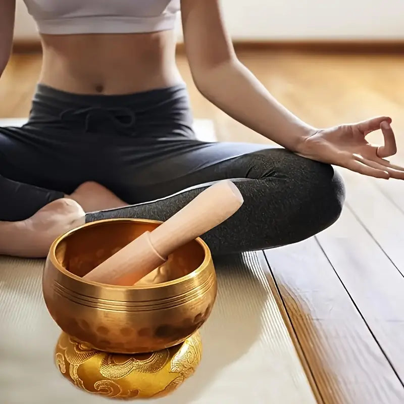 Harmony Haven: Handcrafted Singing Bowl Set for Yoga, Meditation, and Healing